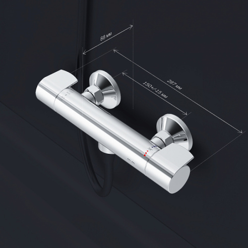 Смеситель для душа Am.Pm X-Joy F85A40000 с термостатом, хром