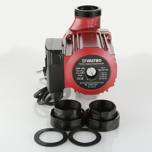 Циркуляционный насос Valtec VRS 32/8-180 мм, до 115 л./мин., три режима (скорости)