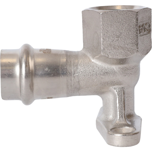 Водорозетка ВПр-ВР 18х1/2" пресс, нержавеющая сталь Rommer