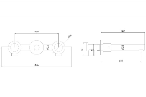 Смеситель для раковины ABBER Emotion AF88121B скрытого монтажа черный матовый