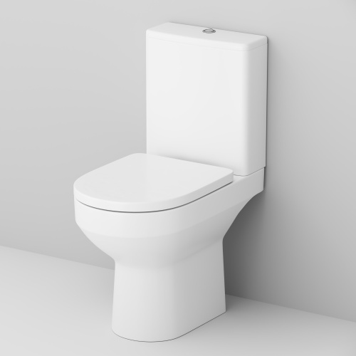 Унитаз-компакт Am.Pm Spirit V2.0 C708600WH белый, FlashClean безободковый