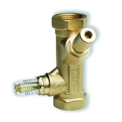 Клапан балансировочный 1"Н DN25 с расходометром 5-50л/мин Watts SRV-IG 10010156