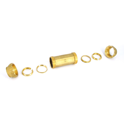 Муфта удлиненная Tiemme 50x50 латунь для ПНД 3400073