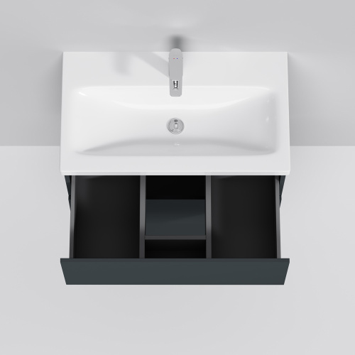 База под раковину подвесная AM.PM GEM графит матовый M90FHX07522GM