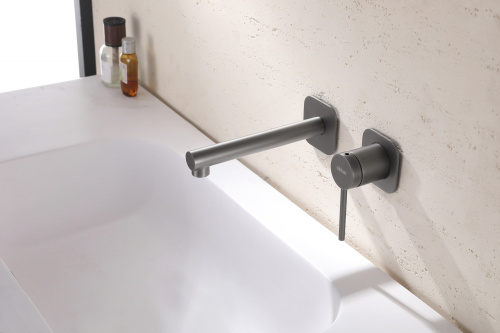 Смеситель для раковины ABBER Emotion AF8812NG скрытого монтажа, никель