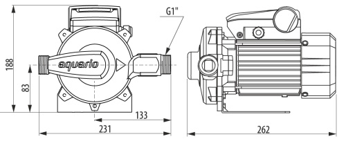 Насос повышающий давление AQUARIO Tema-400EA