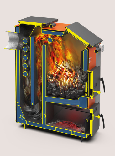 Котел твердотопливный 22кВт Теплодар КУППЕР ЭКСПЕРТ-22